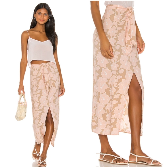 New acacia rumi skirt south pacific silk M stretch - Picture 2 of 16